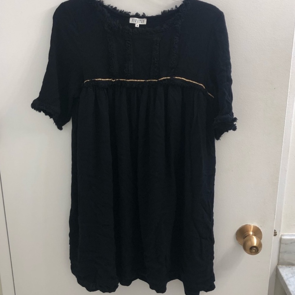 Claudie Pierlot Black Short Sleeve Dress